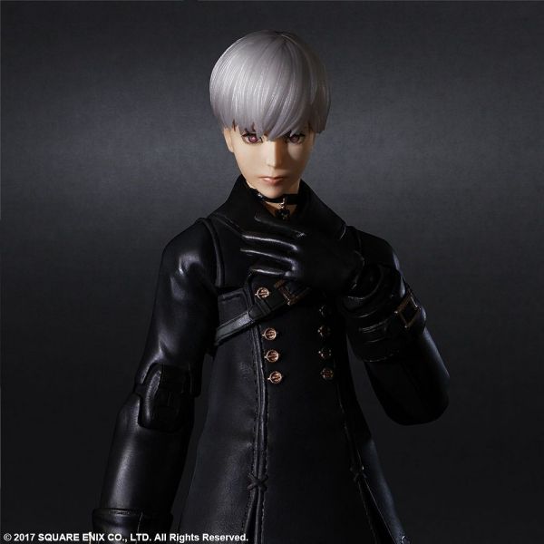 9S YoRHa No.9 Type S Deluxe Ver. - Play Arts Kai Action Figure (Nier: Automata) Additional Image 1