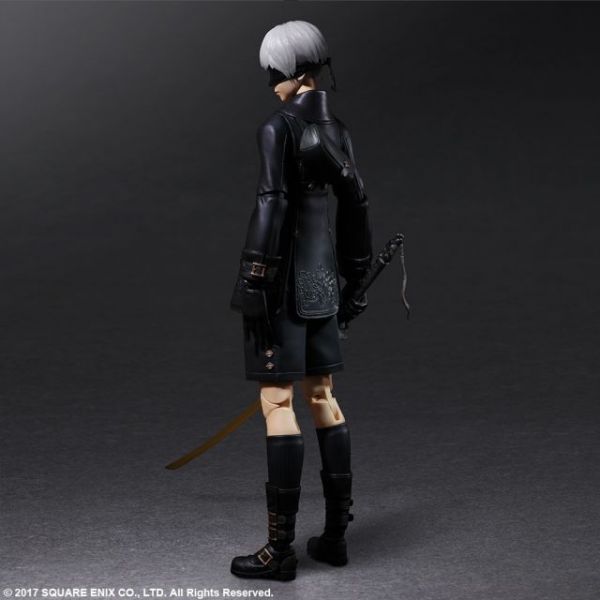 9S YoRHa No.9 Type S Deluxe Ver. - Play Arts Kai Action Figure (Nier: Automata) Additional Image 5