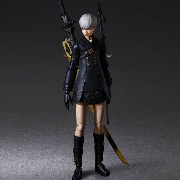 9S YoRHa No.9 Type S Deluxe Ver. - Play Arts Kai Action Figure (Nier: Automata) Main Image
