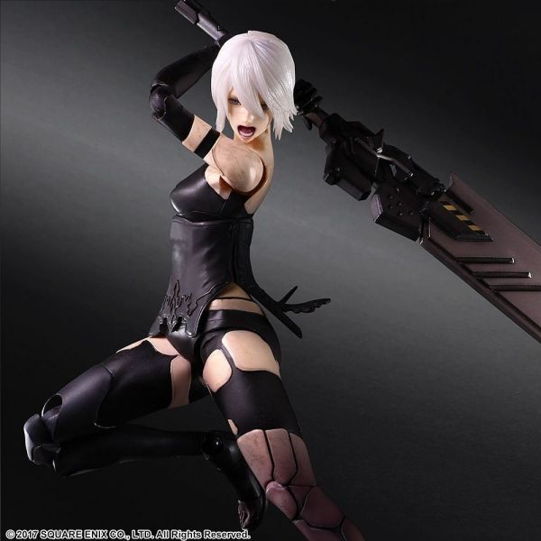 A2 YoRHa Type A No.2 Deluxe Ver. - Play Arts Kai Action Figure (Nier: Automata) Additional Image 2