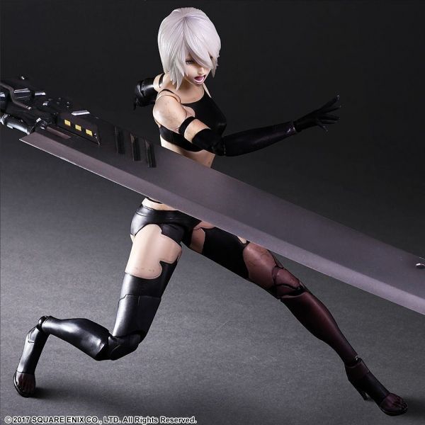 A2 YoRHa Type A No.2 Deluxe Ver. - Play Arts Kai Action Figure (Nier: Automata) Additional Image 1