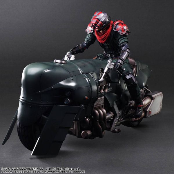 PLAY ARTS Kai Shinra Elite Security Officer & Bike Set (Final Fantasy VII Remake) Additional Image 1