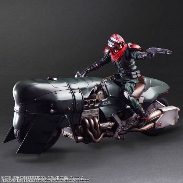 PLAY ARTS Kai Shinra Elite Security Officer & Bike Set (Final Fantasy VII Remake) Additional Image 3