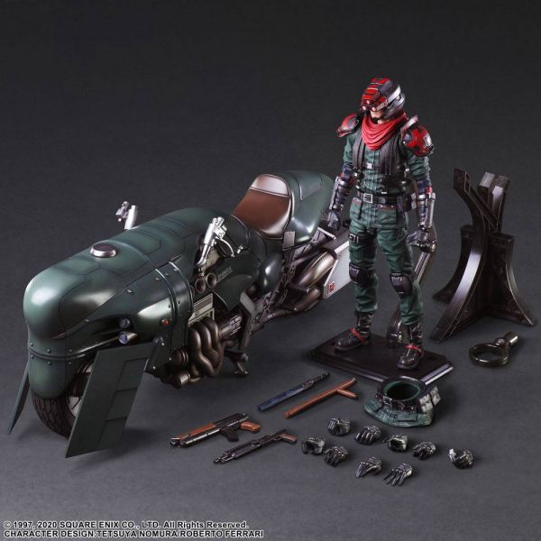 PLAY ARTS Kai Shinra Elite Security Officer & Bike Set (Final Fantasy VII Remake) Additional Image 4
