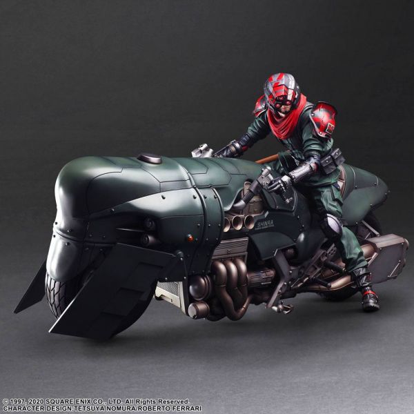 PLAY ARTS Kai Shinra Elite Security Officer & Bike Set (Final Fantasy VII Remake) Additional Image 5