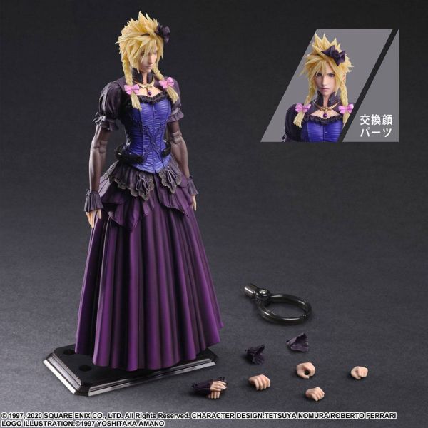 Play Arts Kai Cloud Strife Dress Ver. (Final Fantasy VII Remake) Additional Image 6