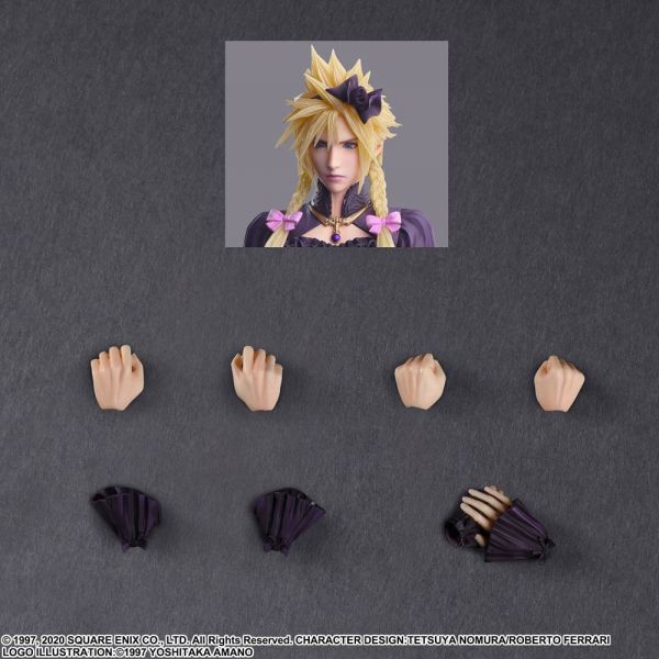 Play Arts Kai Cloud Strife Dress Ver. (Final Fantasy VII Remake) Additional Image 7