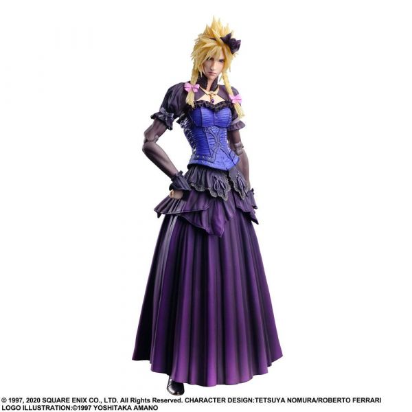 Play Arts Kai Cloud Strife Dress Ver. (Final Fantasy VII Remake) Additional Image 3