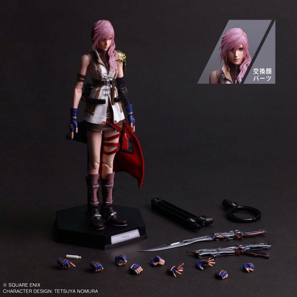 Play Arts Shin Lightning (Final Fantasy XV) Additional Image 2