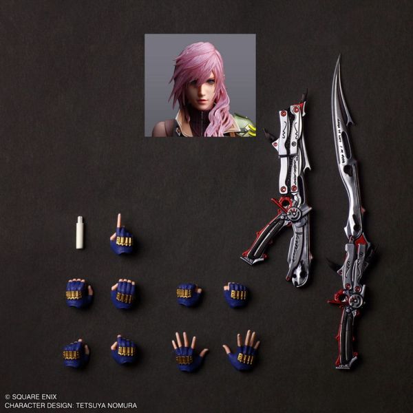 Play Arts Shin Lightning (Final Fantasy XV) Additional Image 3