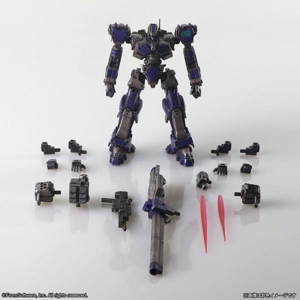Structure Arts Armored Core Series 1 (Chrome XCA-00 Unfang, Nine Ball, Geo Matrix ZCL-XA/2 and Emlord ECM-XR00) Additional Image 5
