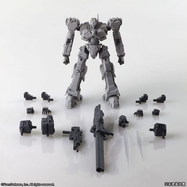Structure Arts Armored Core Series 1 (Chrome XCA-00 Unfang, Nine Ball, Geo Matrix ZCL-XA/2 and Emlord ECM-XR00) Additional Image 6