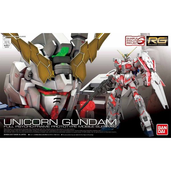 [Damaged Packaging] RG RX-0 Unicorn Gundam - Full Psycho-Frame Prototype Mobile Suit (Gundam Unicorn) Image