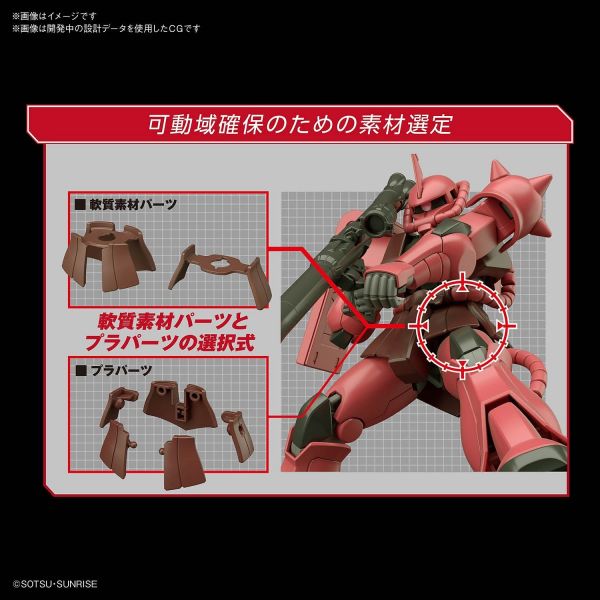 HG Char's Zaku II (Mobile Suit Gundam) Additional Image 4
