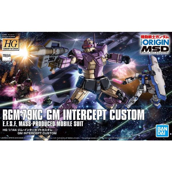 HG GM Intercept Custom - E.F.S.F Mass-Produced Mobile Suit RGM-79KC (Gundam: The Origin) Image