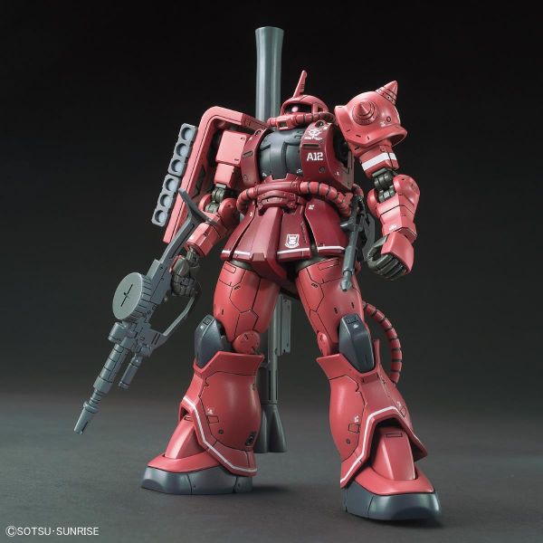 HG MS-06S Zaku II (Red Comet Ver.) - Principality of Zeon Char Aznable's Mobile Suit (Gundam: The Origin) Additional Image 1