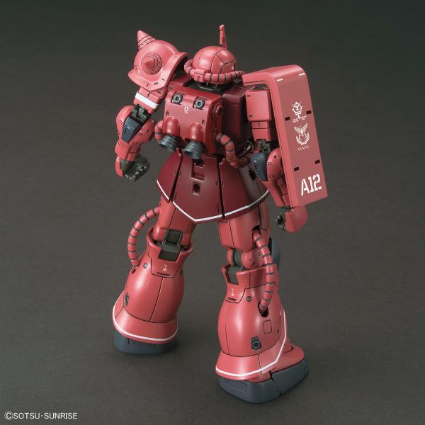 HG MS-06S Zaku II (Red Comet Ver.) - Principality of Zeon Char Aznable's Mobile Suit (Gundam: The Origin) Additional Image 4