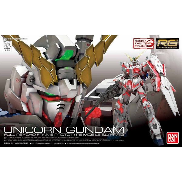 RG RX-0 Unicorn Gundam - Full Psycho-Frame Prototype Mobile Suit (Gundam Unicorn) Image