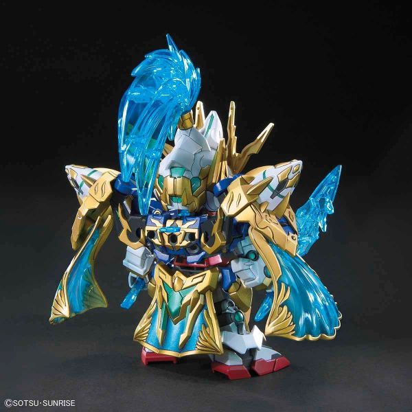 SD Zhao Yun 00 Gundam with Ao Ryusuke Motorcycle (SD Gundam Sangoku Soketsuden) Image