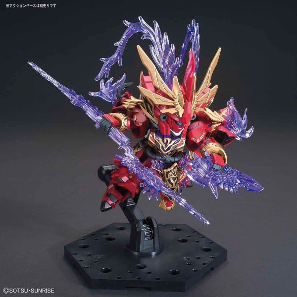 SD Lu Bu Sinanju with Chituma "Red Hare" Motorcycle (SD Gundam Sangoku Soketsuden) Image