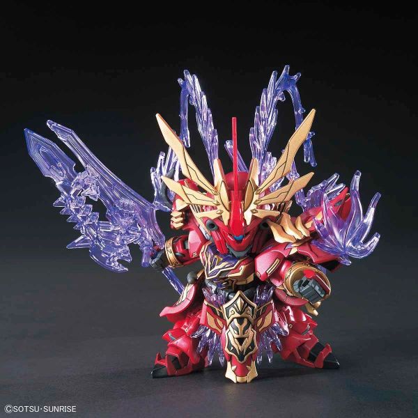 SD Lu Bu Sinanju with Chituma "Red Hare" Motorcycle (SD Gundam Sangoku Soketsuden) Image