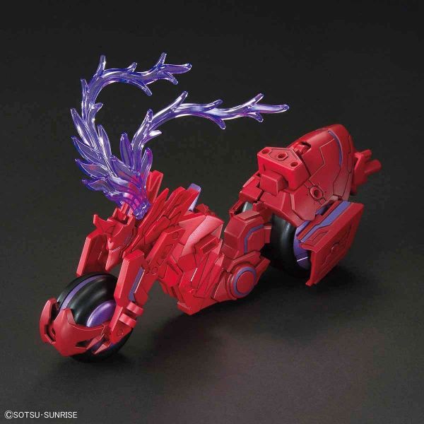 SD Lu Bu Sinanju with Chituma "Red Hare" Motorcycle (SD Gundam Sangoku Soketsuden) Image