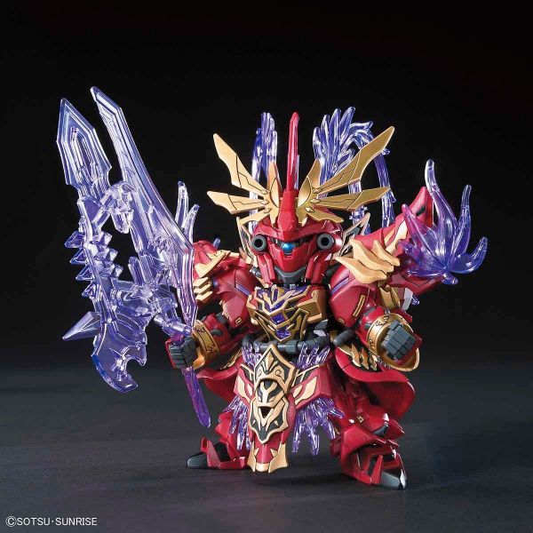 SD Lu Bu Sinanju with Chituma "Red Hare" Motorcycle (SD Gundam Sangoku Soketsuden) Image