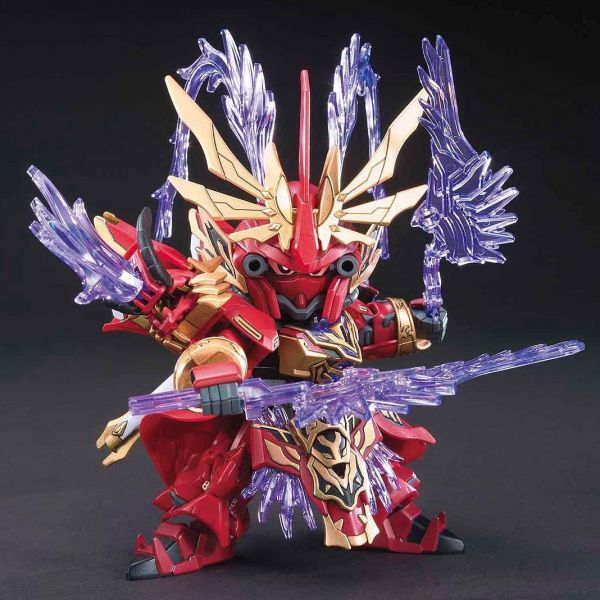 SD Lu Bu Sinanju with Chituma "Red Hare" Motorcycle (SD Gundam Sangoku Soketsuden) Image