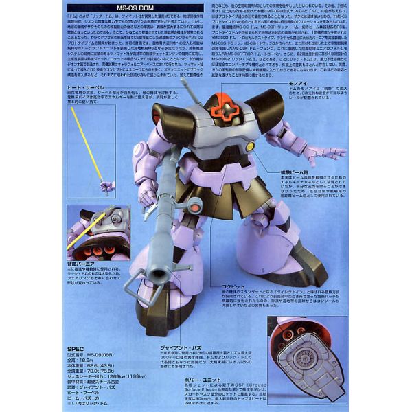 HG Rick Dom (Mobile Suit Gundam) Additional Image 5