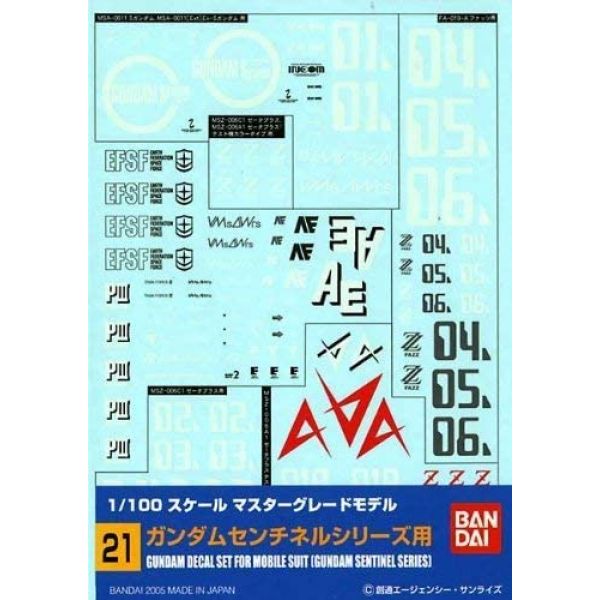 View Gundam Decals page