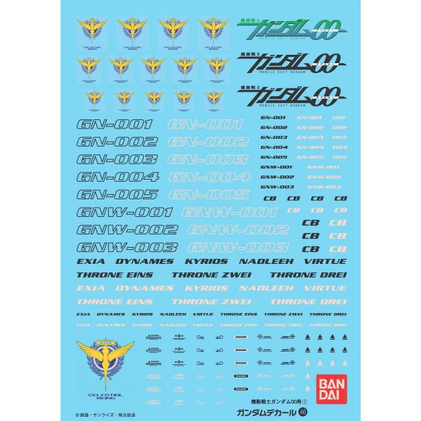 View Gundam Decals page