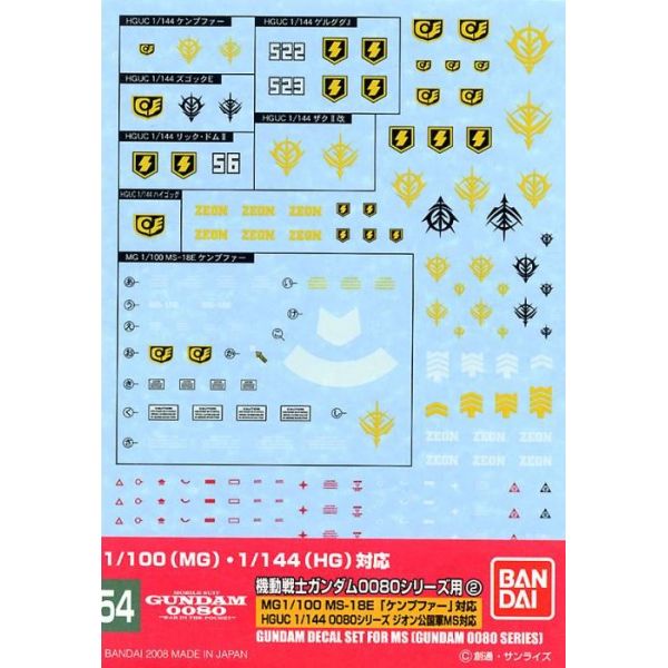 View Gundam Decals page