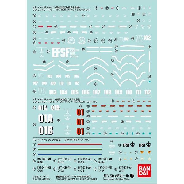 View Gundam Decals page