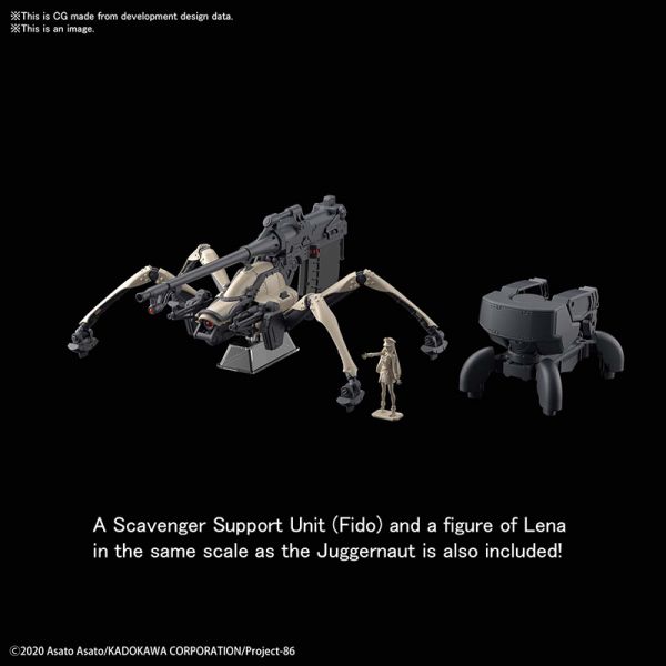 HG Juggernaut General Purpose Type - 1/48 Scale Model (86 -Eighty Six-) Additional Image 6