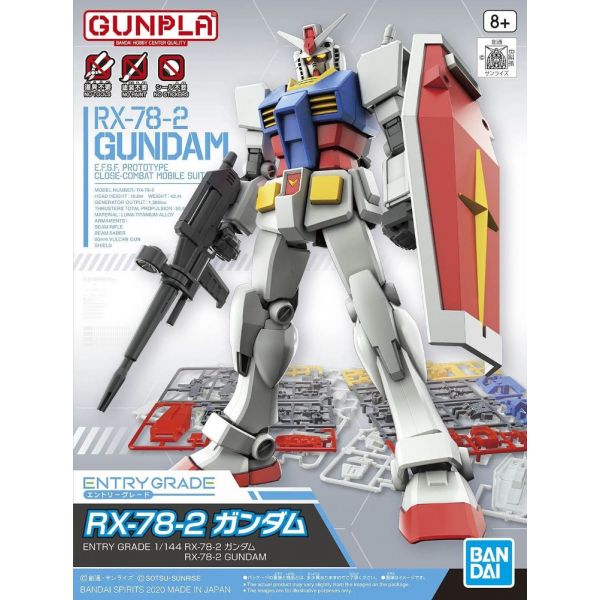 EG RX-78-2 Gundam - Entry Grade Full Package Ver. (Mobile Suit Gundam) Additional Image 8