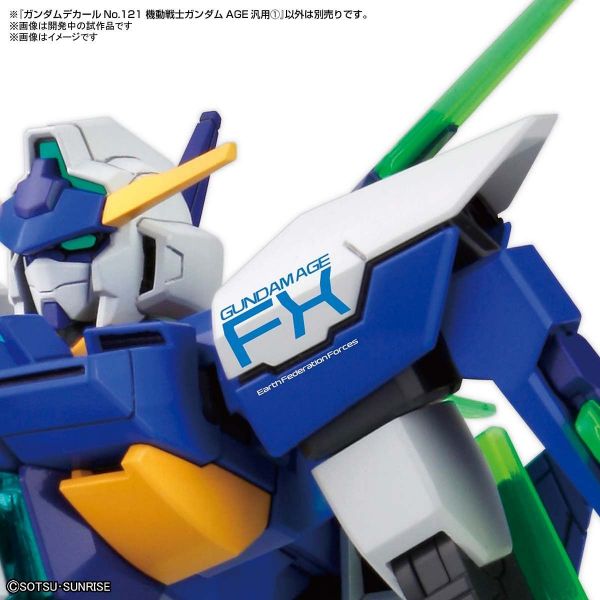 Gundam Decal GD-121 Mobile Suit Gundam Age General Decal Set #1 Additional Image 3