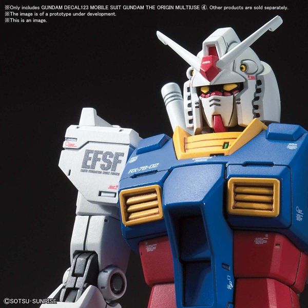 Gundam Decal GD-123 The Origin Series Decal Set #4 Additional Image 1
