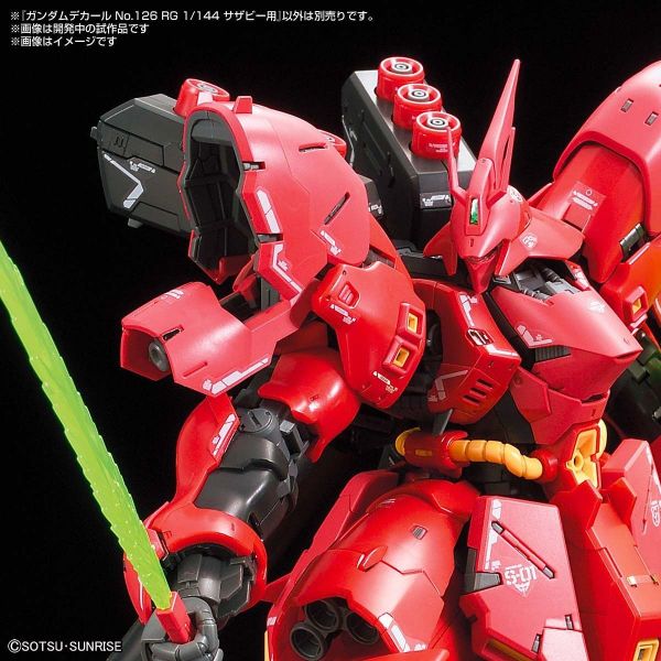 Gundam Decal GD-126 for RG Sazabi Additional Image 1