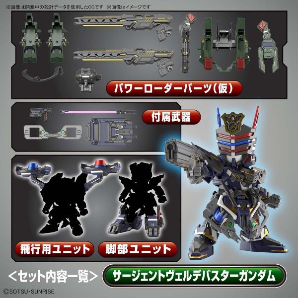 SD Sargeant Verde Buster Gundam DX Set (SD Gundam World Heroes) Additional Image 5