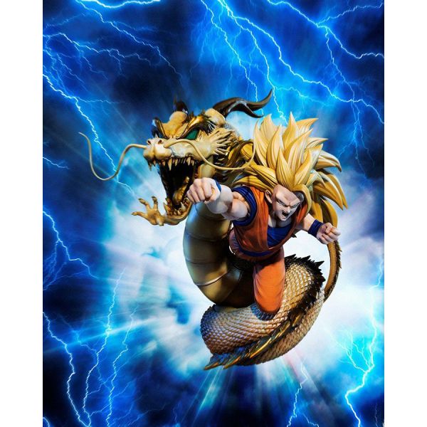 Super Saiyan 3 Son Goku Dragon Fist Explosion - Figuarts ZERO Extra Battle PVC Statue (Dragon Ball Z) Additional Image 4