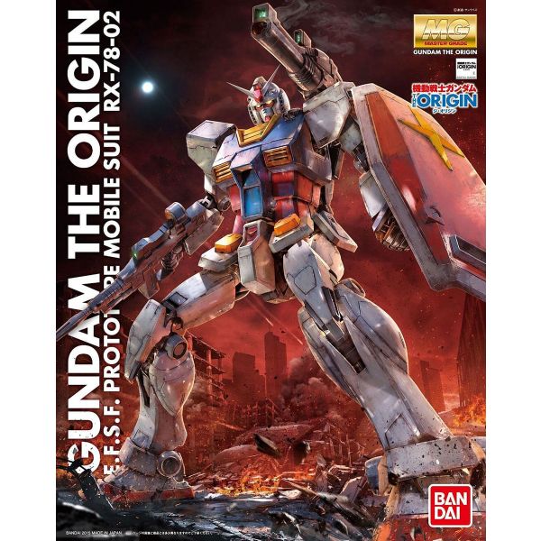 Bandai Hobby Mg 1/100 Rx 78 Gundam The Origin Model Kit,, Multicolor