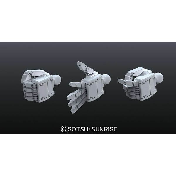 Builders Parts HD: MS Hand 03 - 1/144 Scale EFSF Size S (Grey) Additional Image 1