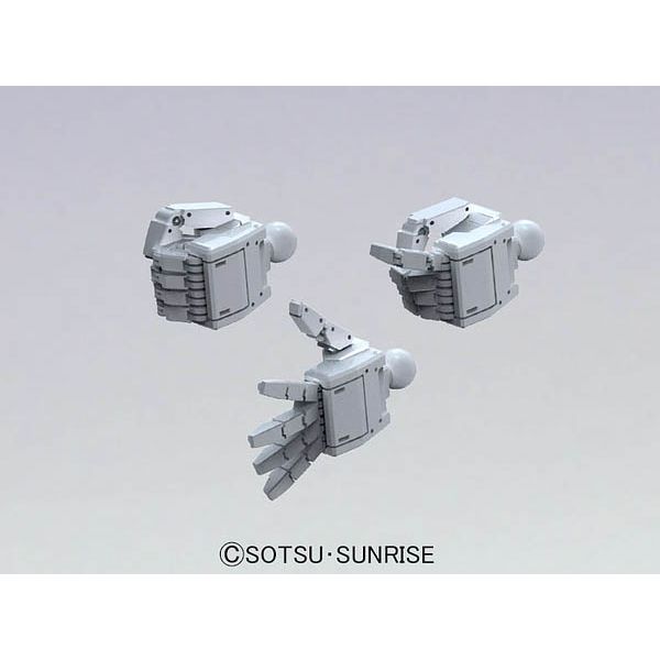 Builders Parts HD: MS Hand 03 - 1/144 Scale EFSF Size S (Grey) Additional Image 2