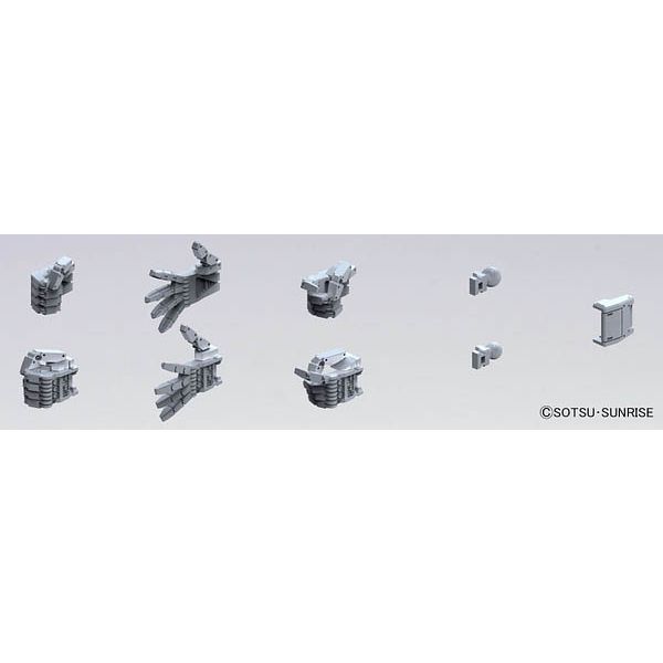 Builders Parts HD: MS Hand 03 - 1/144 Scale EFSF Size S (Grey) Image