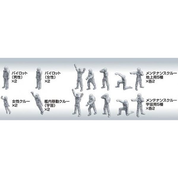 Builders Parts HD: MS Figure 01 - 1/144 Scale Version (Grey) Additional Image 2