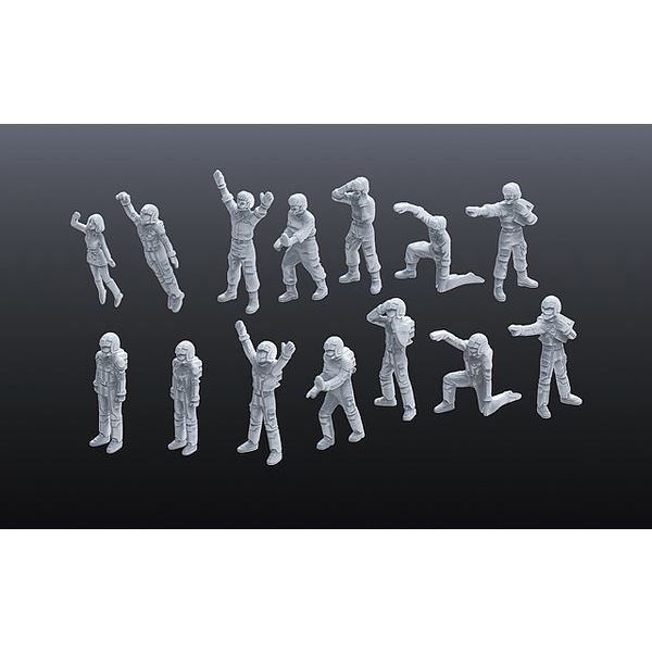Builders Parts HD: MS Figure 01 - 1/144 Scale Version (Grey) Additional Image 1
