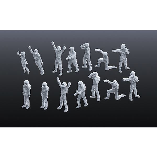 Builders Parts HD: MS Figure 01 - 1/144 Scale Version (Grey) Image