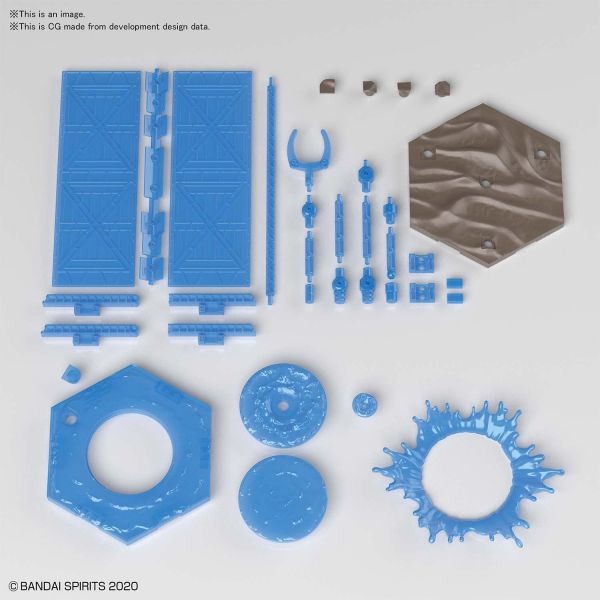 [Discontinued] Bandai Customize Scene Base (Water Field Ver.) Additional Image 1