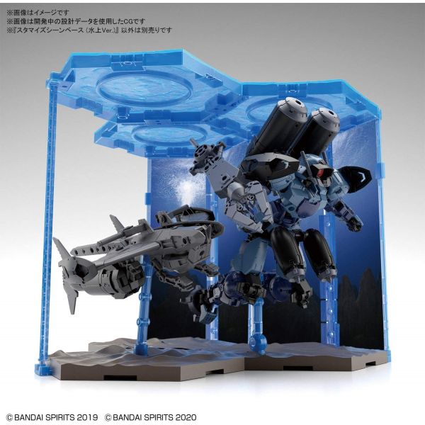 [Discontinued] Bandai Customize Scene Base (Water Field Ver.) Image