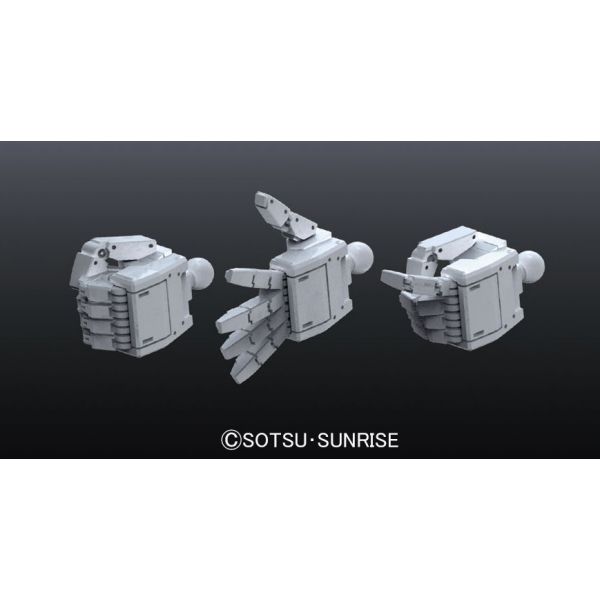 Builders Parts HD: MS Hand 04 - 1/144 Scale EFSF Size L Version (Grey) Additional Image 1